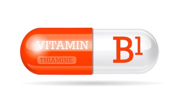 Az Oculax B1-vitamint (tiamint) tartalmaz